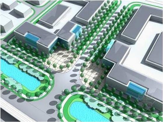 [天津]新兴展示型工业基地景观规划设计方案-工业园区景观-筑龙园林