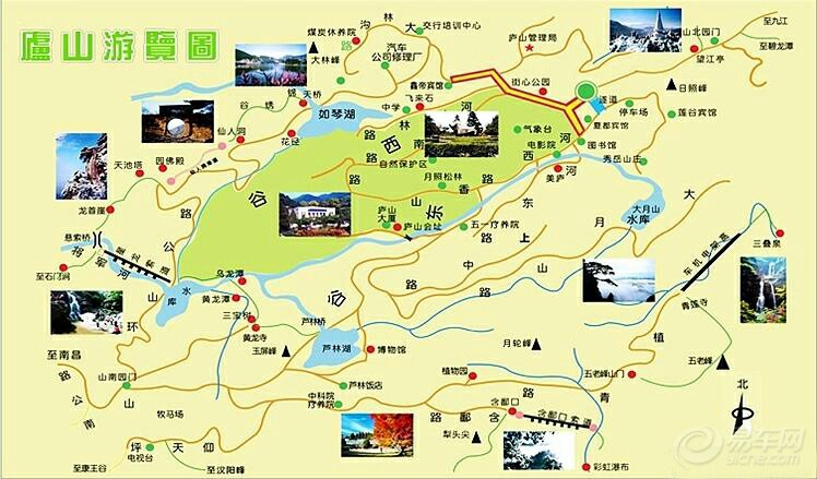 【携程攻略】庐山风景区三叠泉适合朋友出游旅游吗,三叠泉朋.