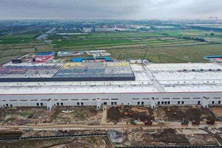 特斯拉上海工厂内部情况曝光 model 3车身框架下线