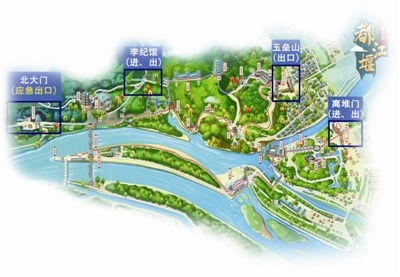 青城山都江堰景区有序开放，游览需备健康码